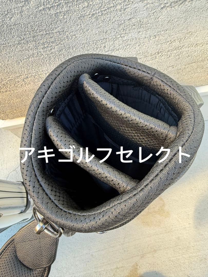 即日発送マルボン Malbon 新作 ゴルフキャディバッグスタンド式　ブラック