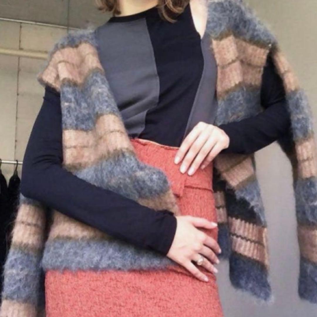 PERVERZE モヘアニット カーディガン