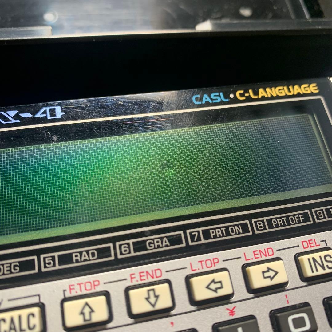 【動作確認済み】CASIO VX-4 スーパーカレッジ ポケコン