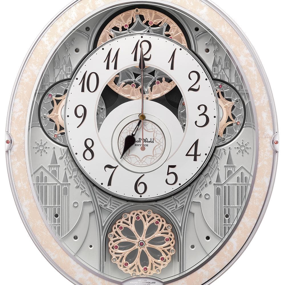 新品未使用 国内正規品 リズム電波掛時計 8MN407RH03