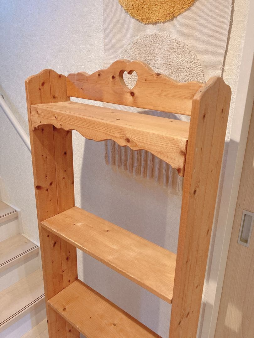 カントリー　ナチュラル　天然木　シェルフ　飾り棚　インテリア　アンティーク