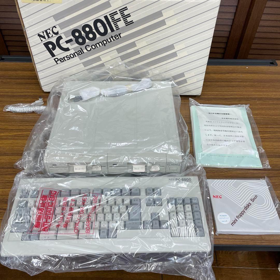 【新品・未開封】NEC PC-8801FE 本体 キーボード付き （3 / 3)