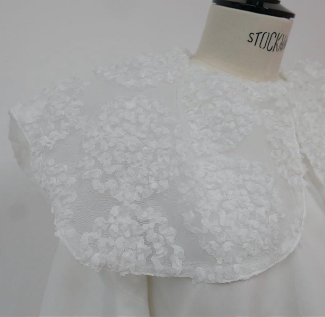 年末　値下げ　LINKABLE リンカブル　プードルブラウス　白　新品