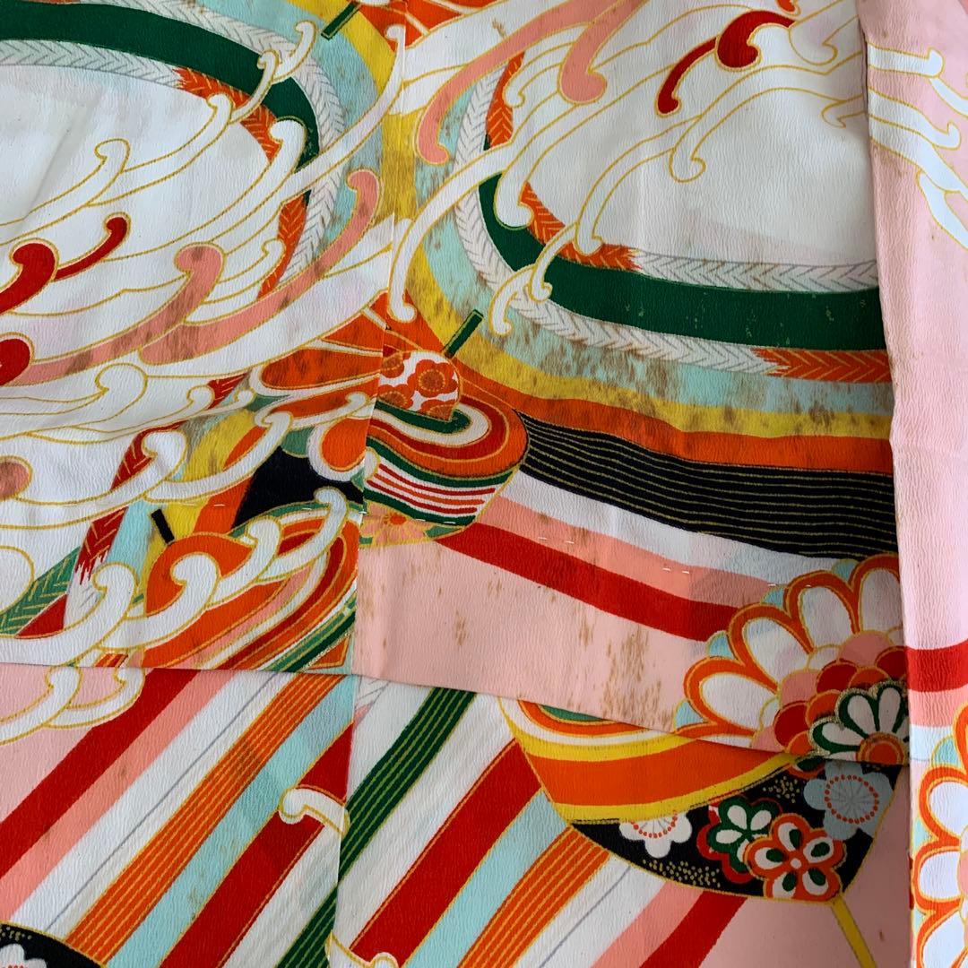 アンティーク　レトロ　骨董品 昭和初期　伝統的な子供用着物 2枚