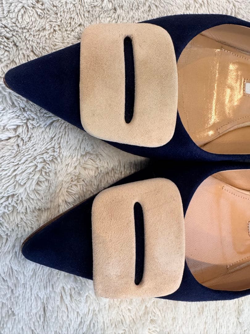 PELLICO ペリーコ　ANELLI アネッリ　37ネイビー バイカラー