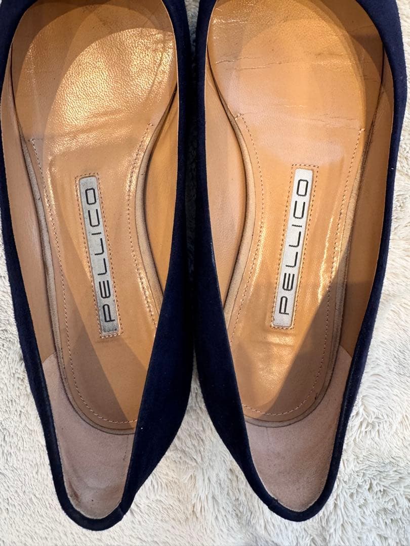 PELLICO ペリーコ　ANELLI アネッリ　37ネイビー バイカラー