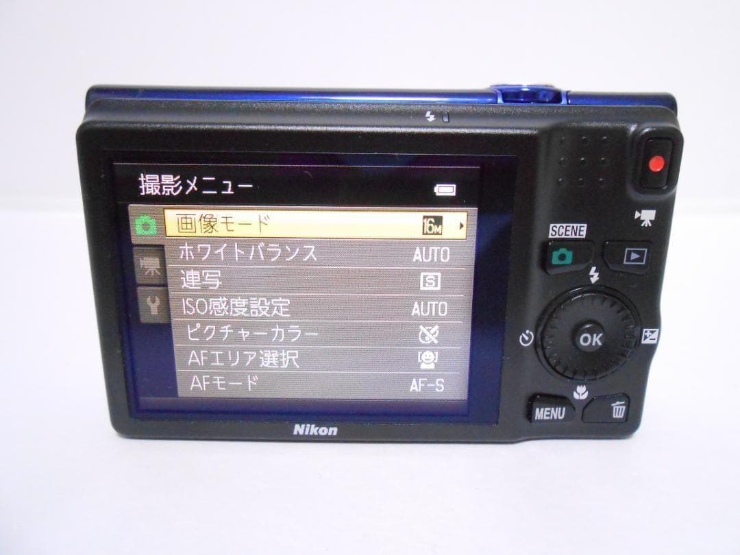 【お値下げ歓迎・ほぼ新品】　Nikon COOLPIX S6200 ブルー
