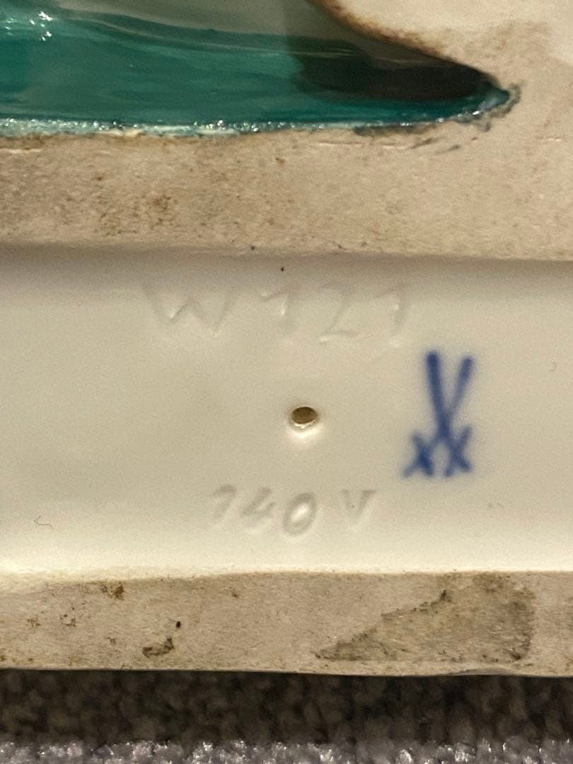 お値下‼️ マイセン　ヘンチェル　猫を抱く少女　子供