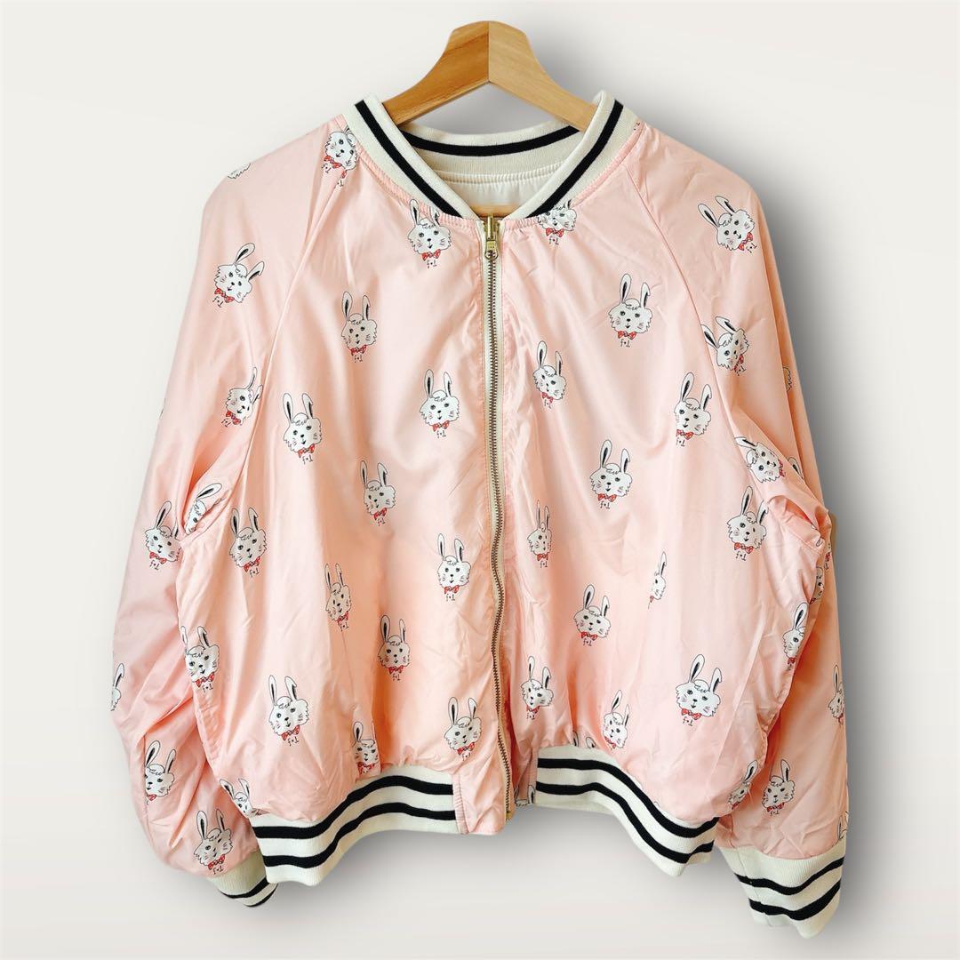 【激レア美品】フランシュリッペ マイケル柄刺繍　リバーシブルスカジャン