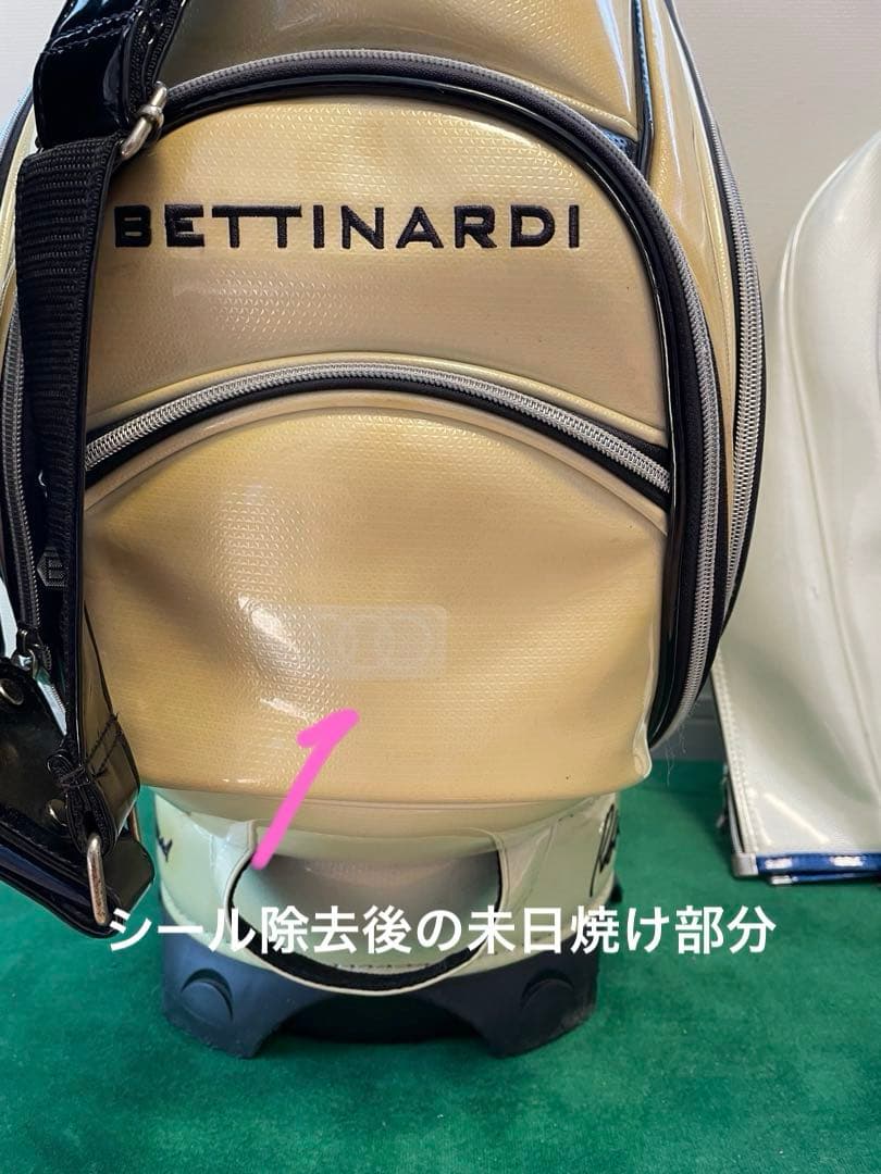 BETTINARDI キャディバッグ ホワイト/ネイビー【希少品】