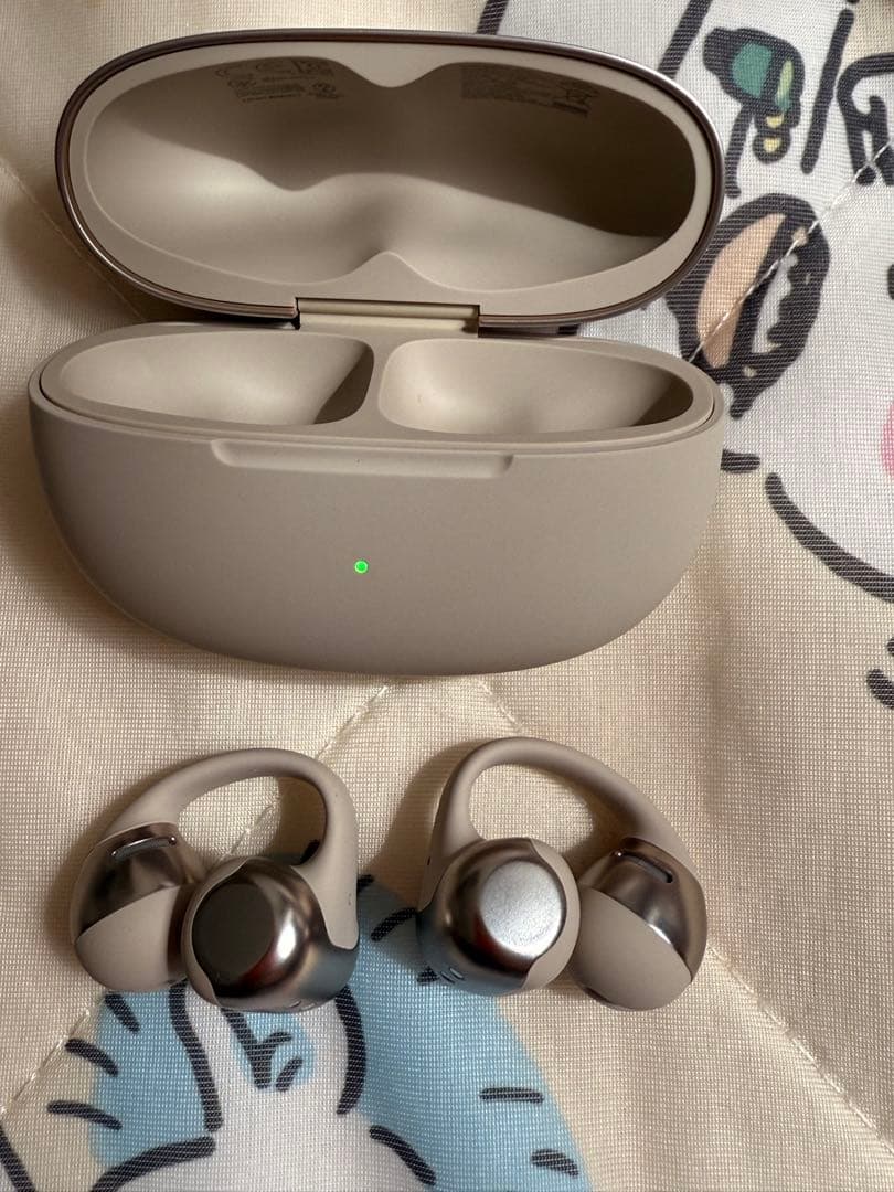 SHOKZ OPENDOTS ONE グレー ワイヤイヤホン イヤーカフ