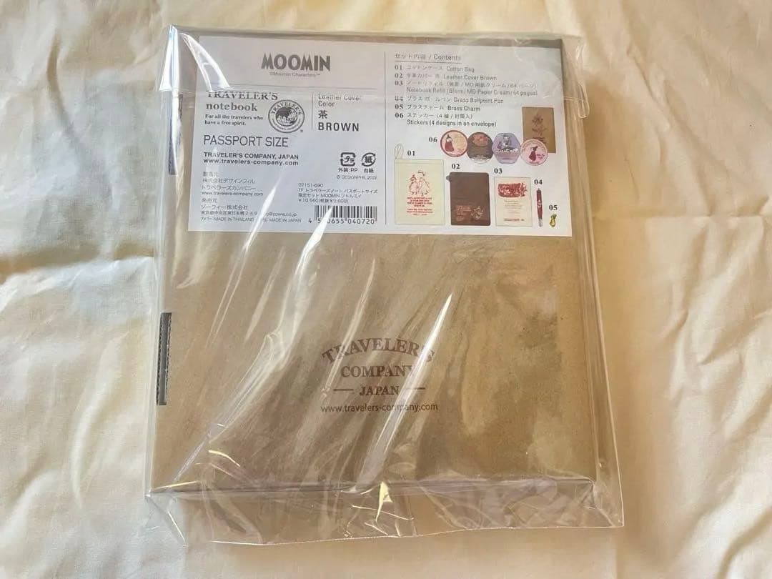 トラベラーズノート　パスポートサイズ 限定セット　MOOMIN　リトルミイ