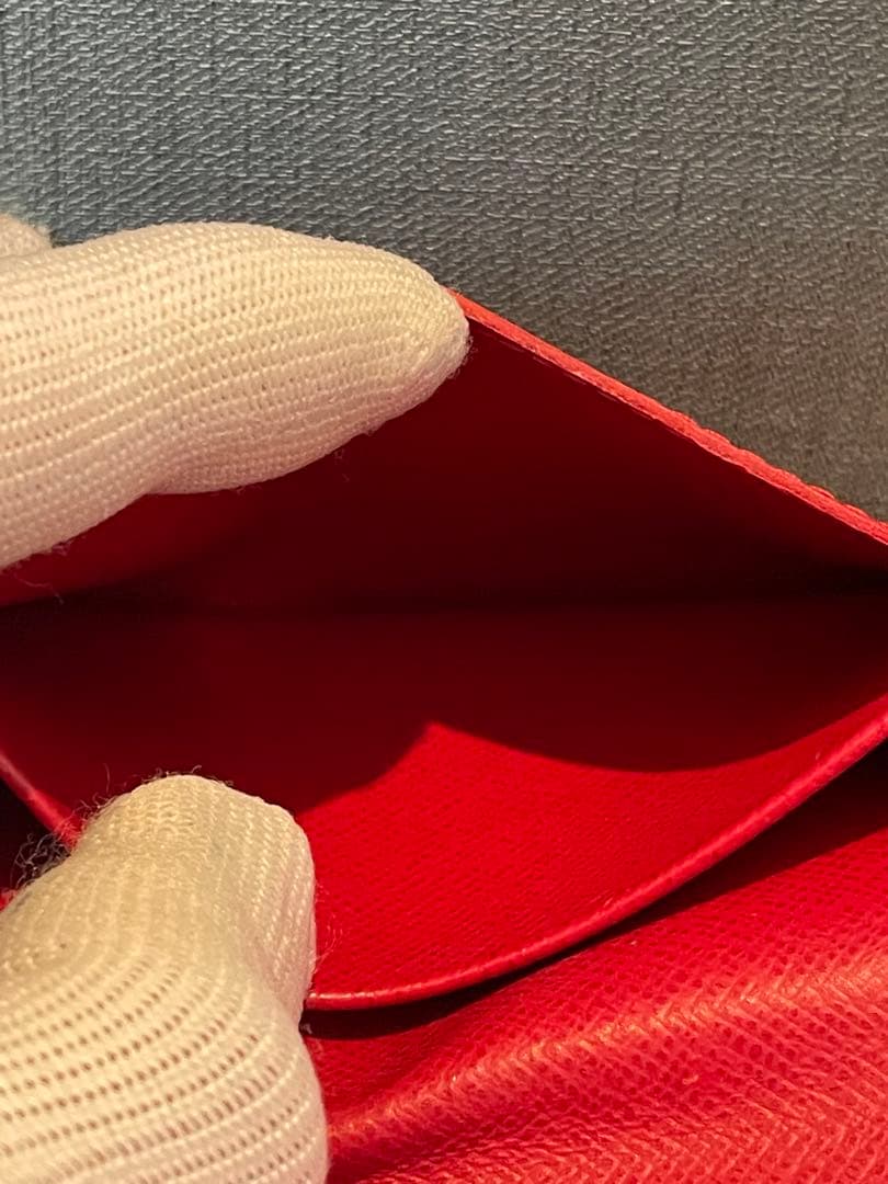 ルイヴィトン エピ アンヴェロップ カルト ドゥ ヴィジット　名刺入れ　レッド