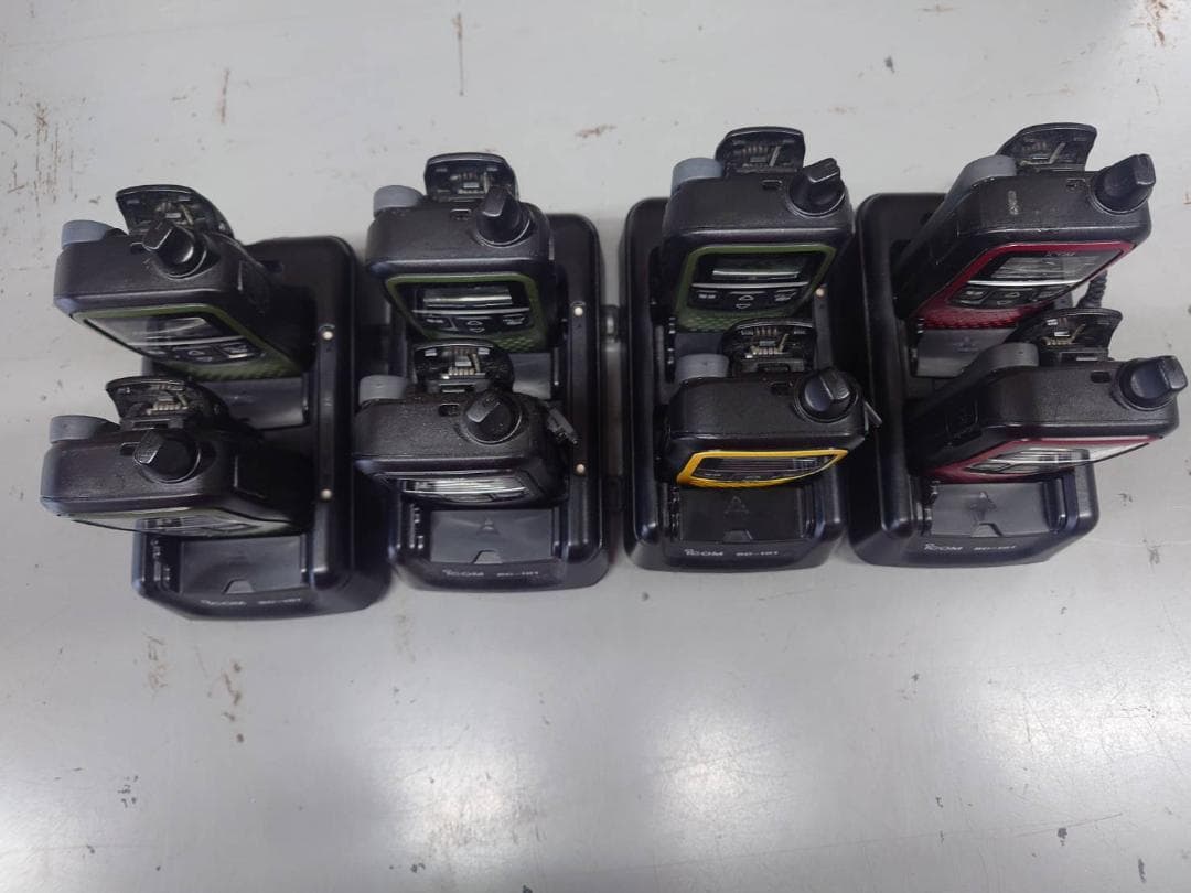 WITHCALL IC-4110 8台セット　充電器チャージャー4台付き