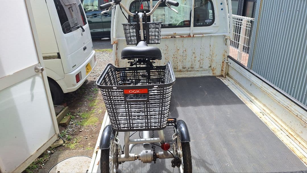 協栄製作所けんきゃくん　 電動アシスト自転車 4輪 バスケット付き