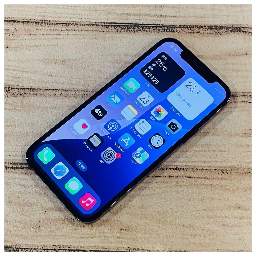 【美品】iPhone12Pro グラファイト 128GB SIMフリー 100%