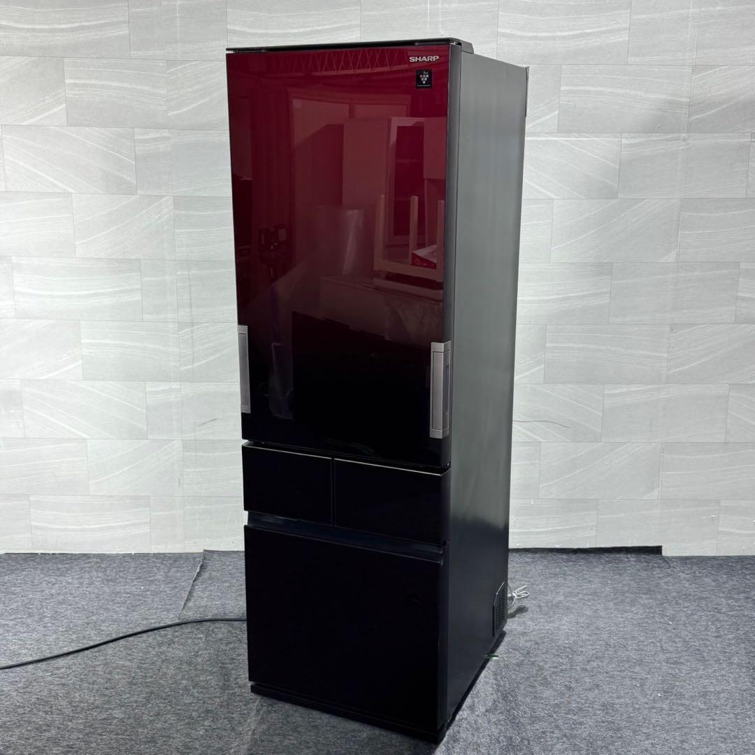 SHARP 冷蔵庫 大型 SJ-GT42 415L 両開き 清掃済み d5039