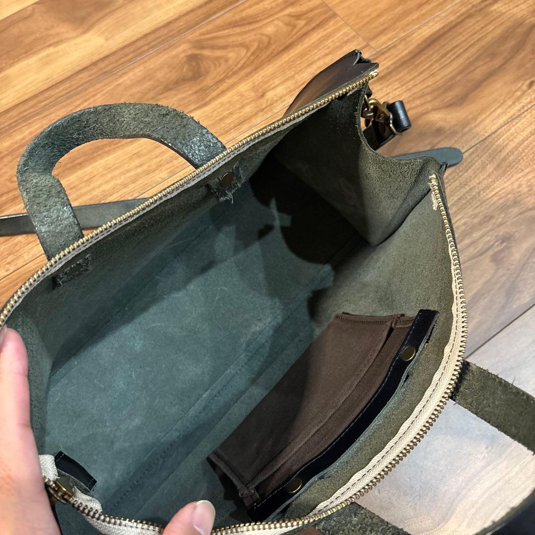 【美品】TIDEWAY LIGHT LEATHERシリーズ 2WAY ボストン