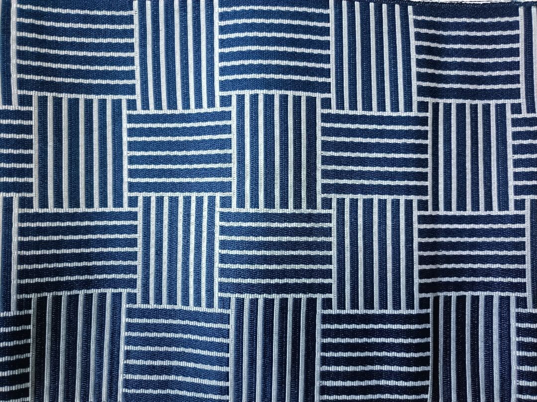 ドゥーブルメゾン 半幅帯 ネイビー