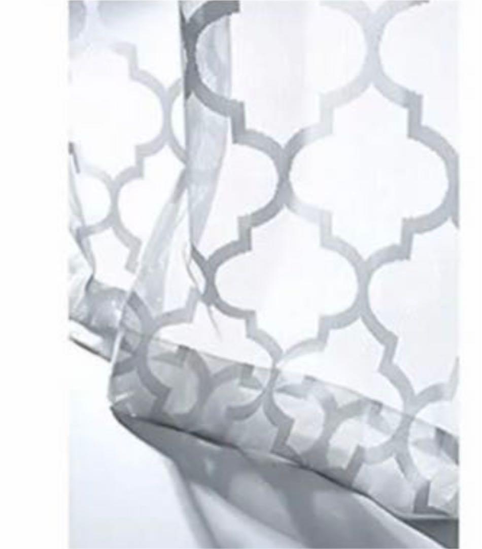 【新品未使用・非売品】ディノス⚫︎モロッコ柄レースカーテン⚫︎100×198cm