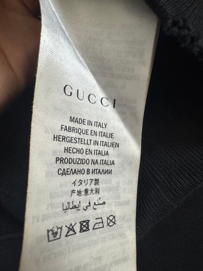 gucci 花柄刺繍　フラワースウェット