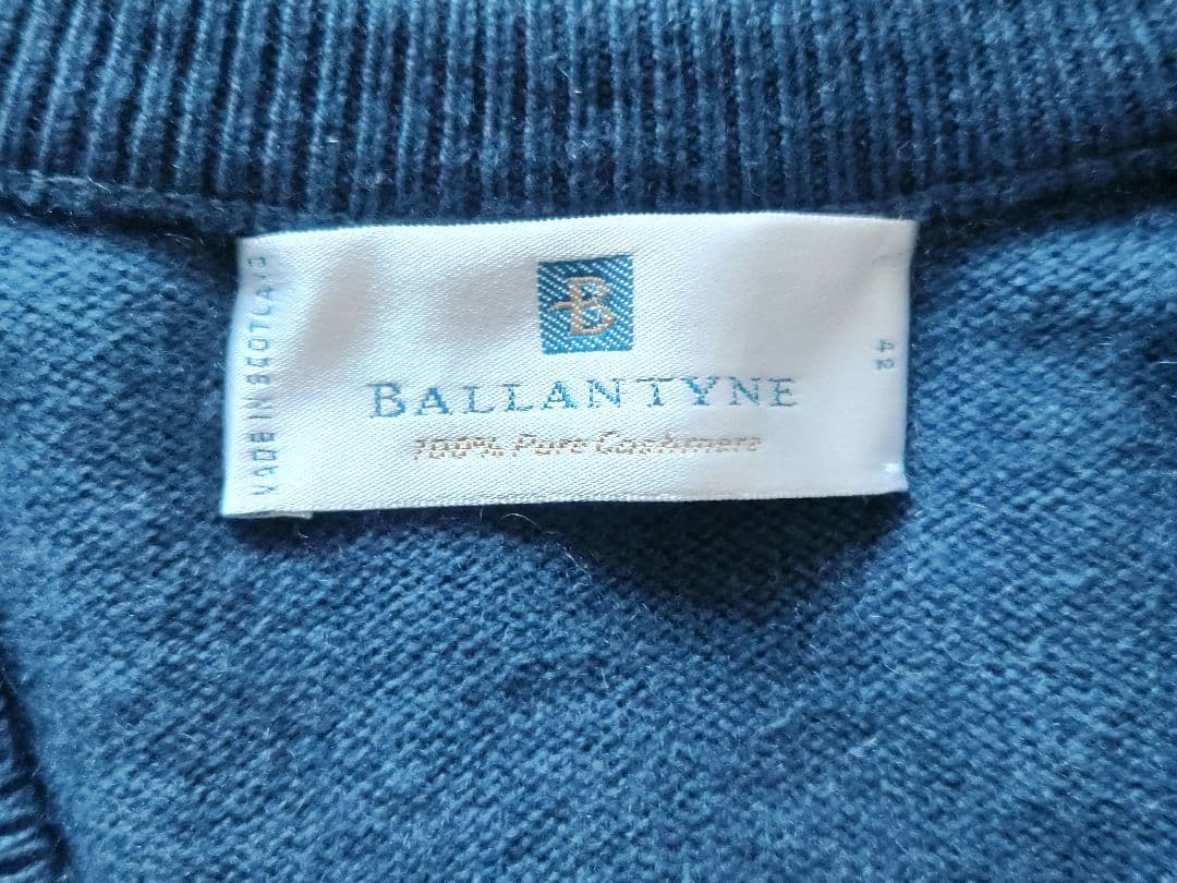 極美品 90s Ballantyne Pure Cashmere 42