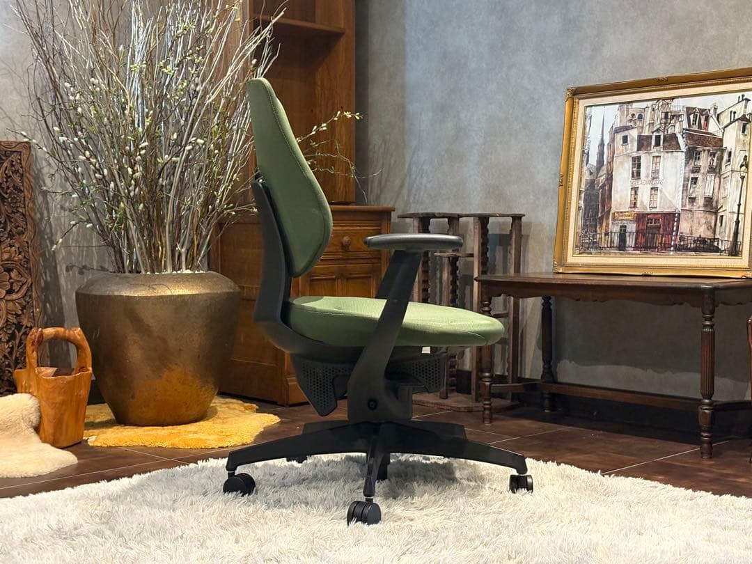 ⑤KOKUYO コクヨ　デスクチェア　オフィスチェア　イングチェア　H