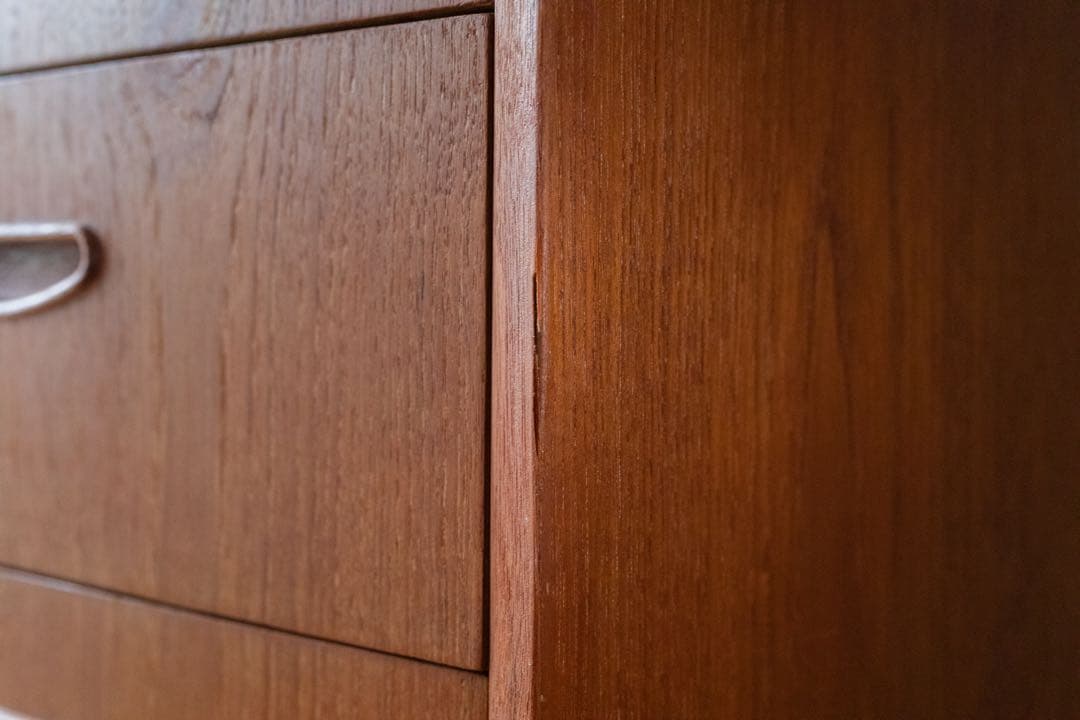 木製ミッドセンチュリー　6段　チェスト　タンス