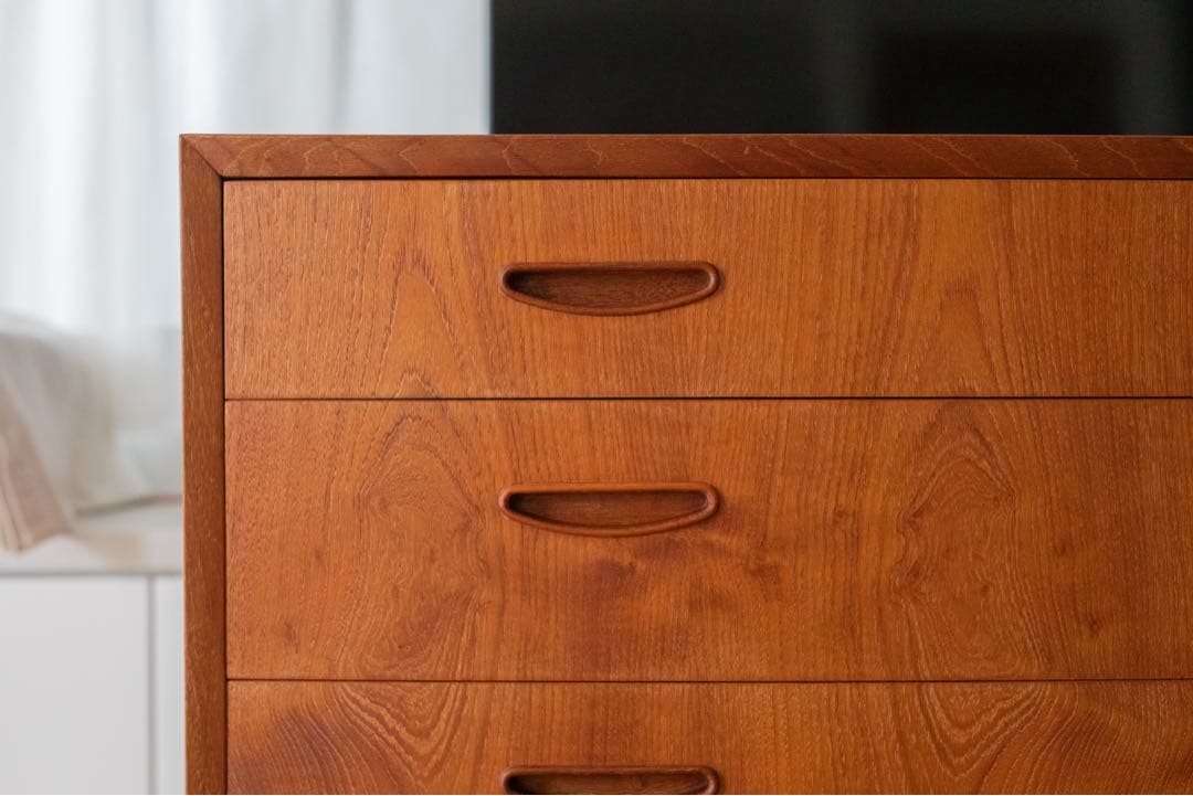 木製ミッドセンチュリー　6段　チェスト　タンス