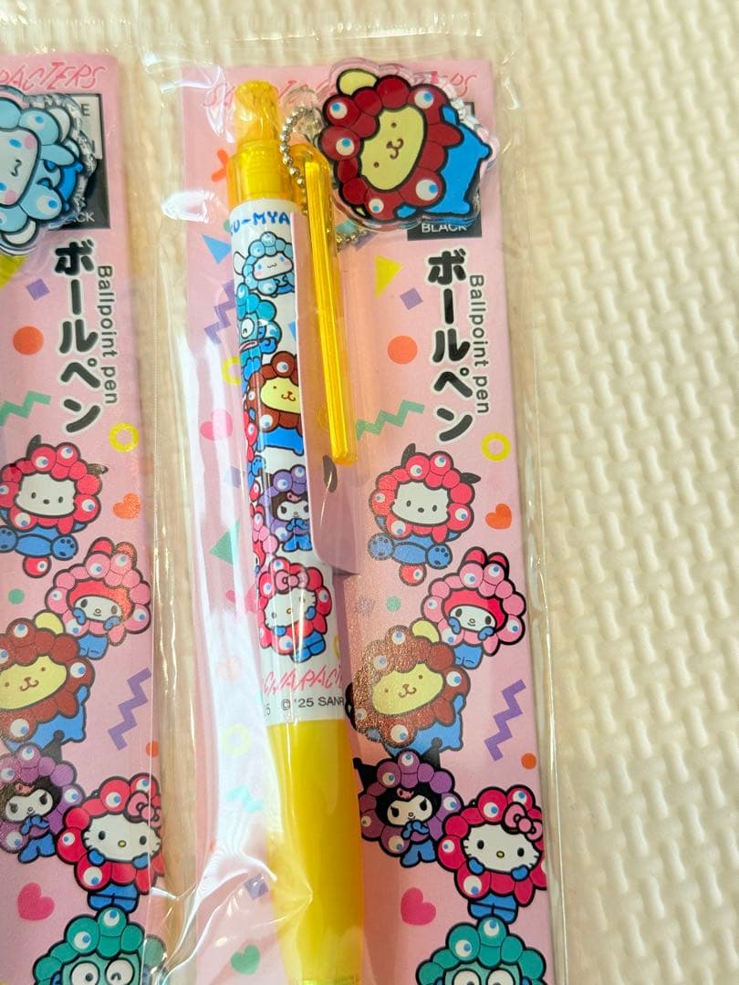EXPO 2025 ミャクミャク サンリオ キャラクター ボールペン 5本セット