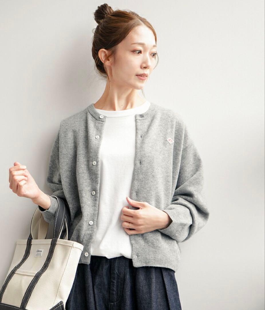 DANTON CREW NECK CARDIGAN(クルーネックカーディガン)