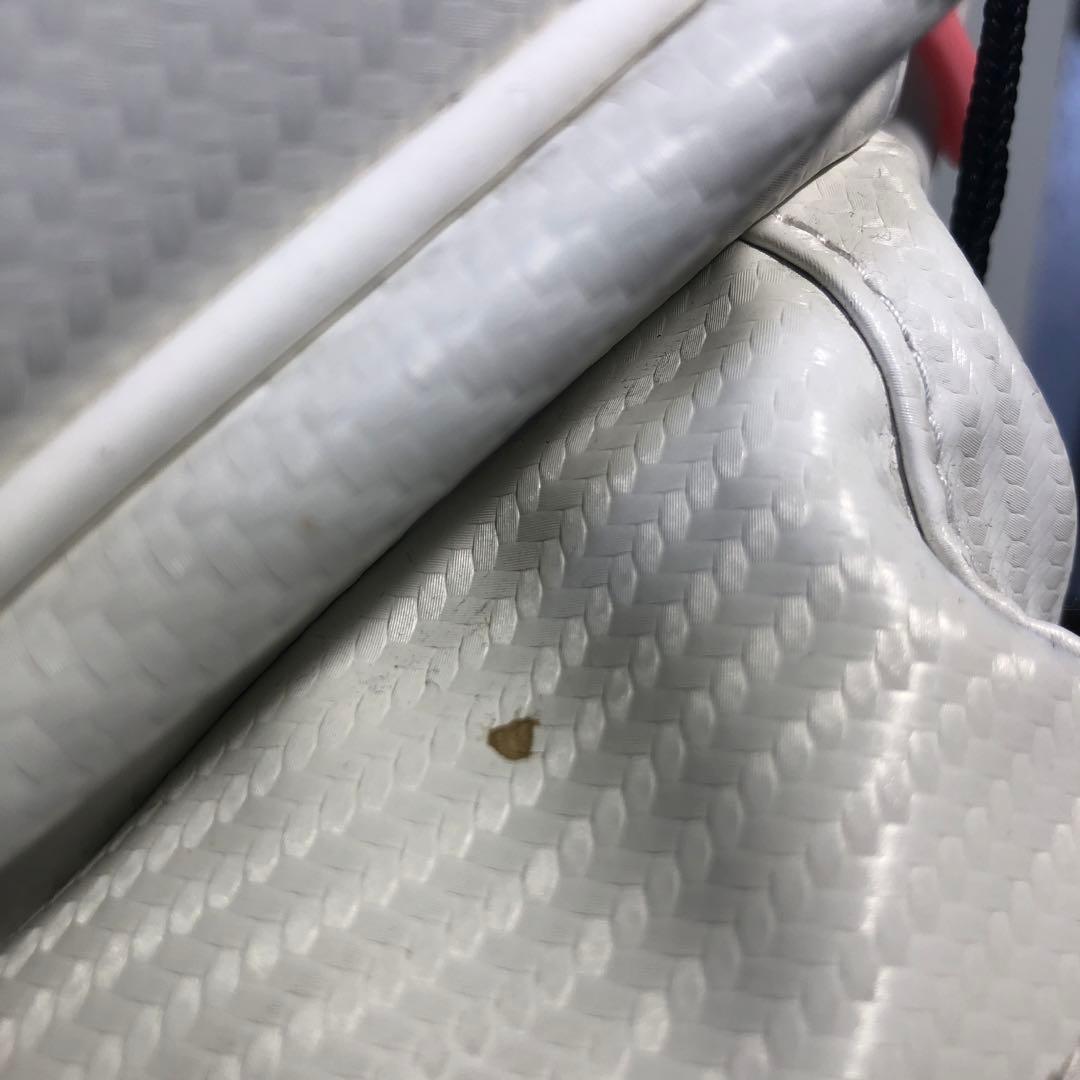 訳ありOMNIX GOLF 8.5型　スタンドキャディバッグ ホワイト　ピンク