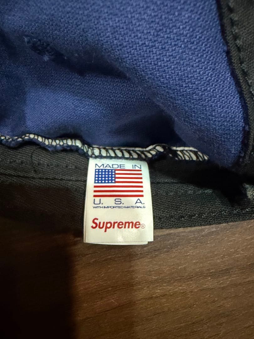 supreme キャップ　コーデイュロイ