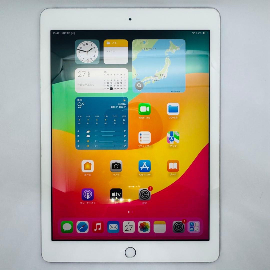 【新品バッテリー】iPad6 32GB本体 シルバーWiFiモデル