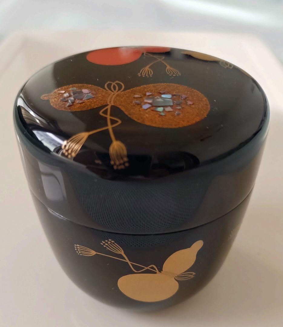 川連漆器 螺鈿 棗 漆工芸利山 蒔絵 茶道具 茶入 茶器 ロンダジル 六瓢