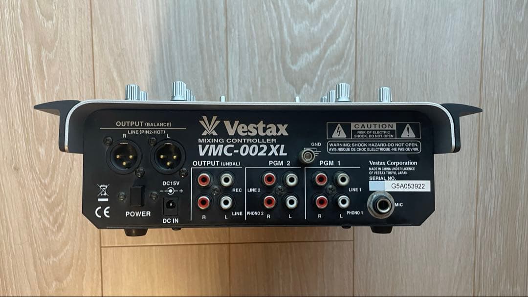 【音出確認済】Vestax VMC-002XL DJミキサー
