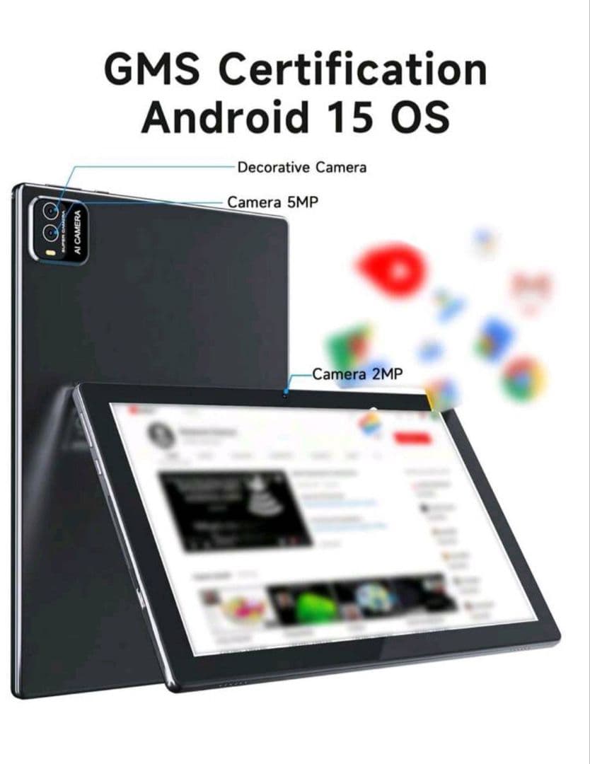 ②新品未開封 Android15 タブレット 10インチ 128GB