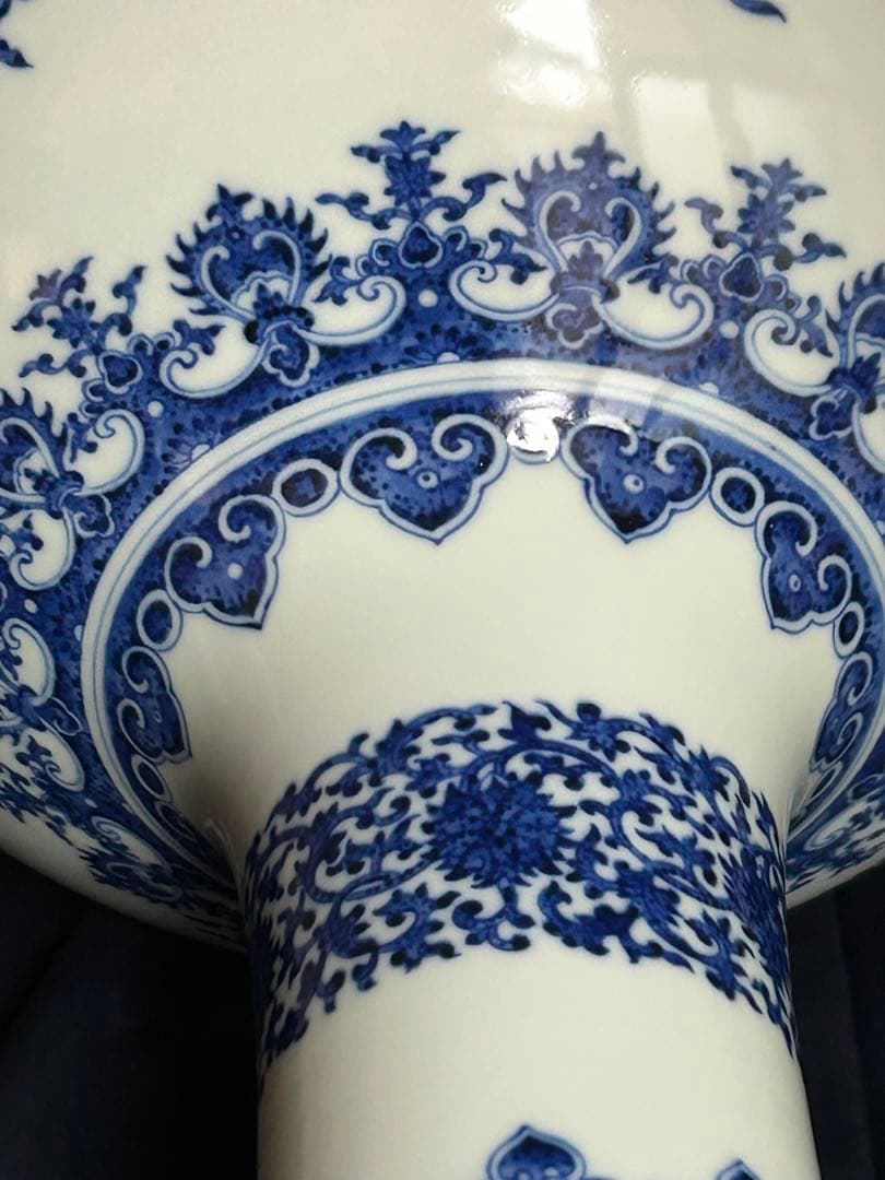 ○ 清代　雍正年製　花器　時代物　中国美術