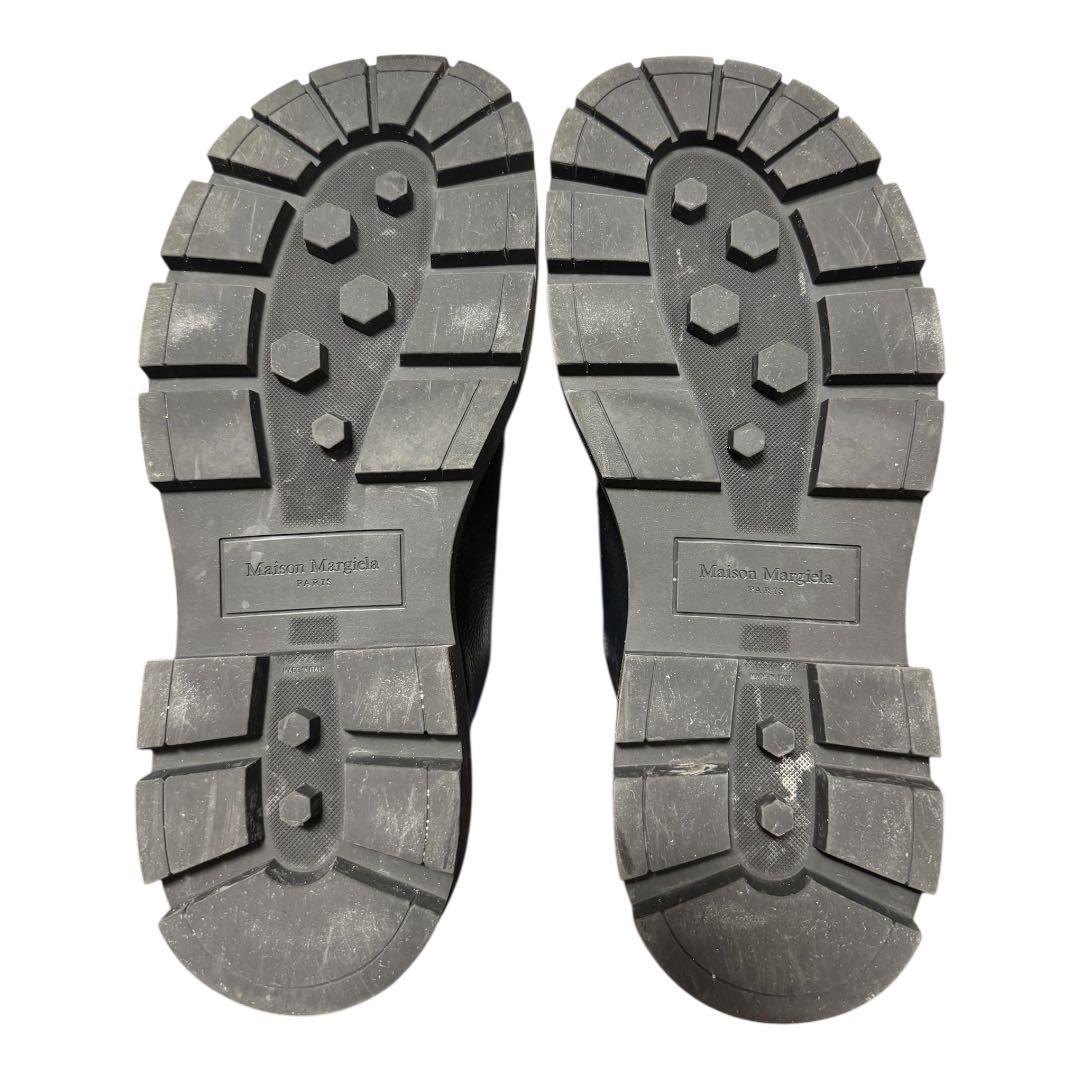 Maison Margiela スクエアダービーシューズ 42 黒 レースアップ