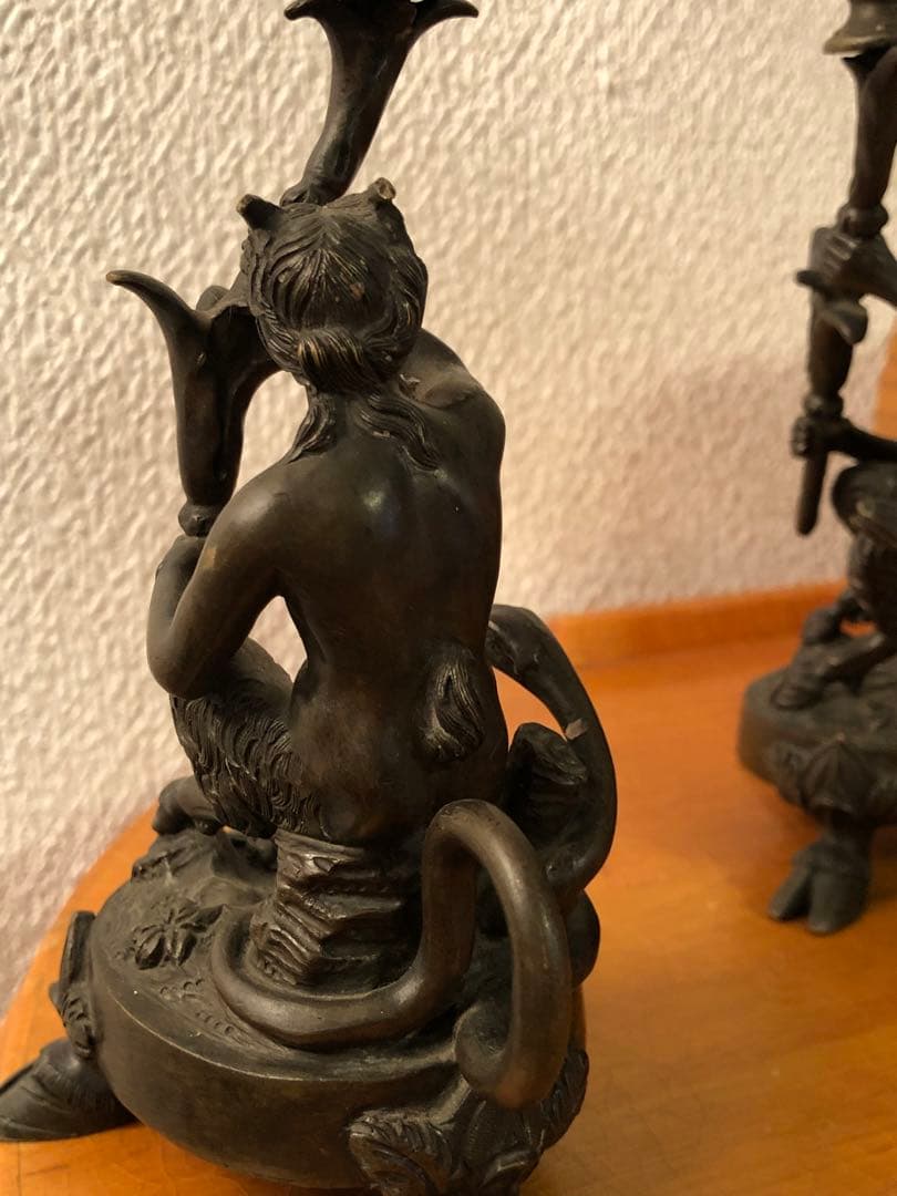 アンティーク　1890s デビル　悪魔　オカルト　骨董　インダストリアル　レトロ