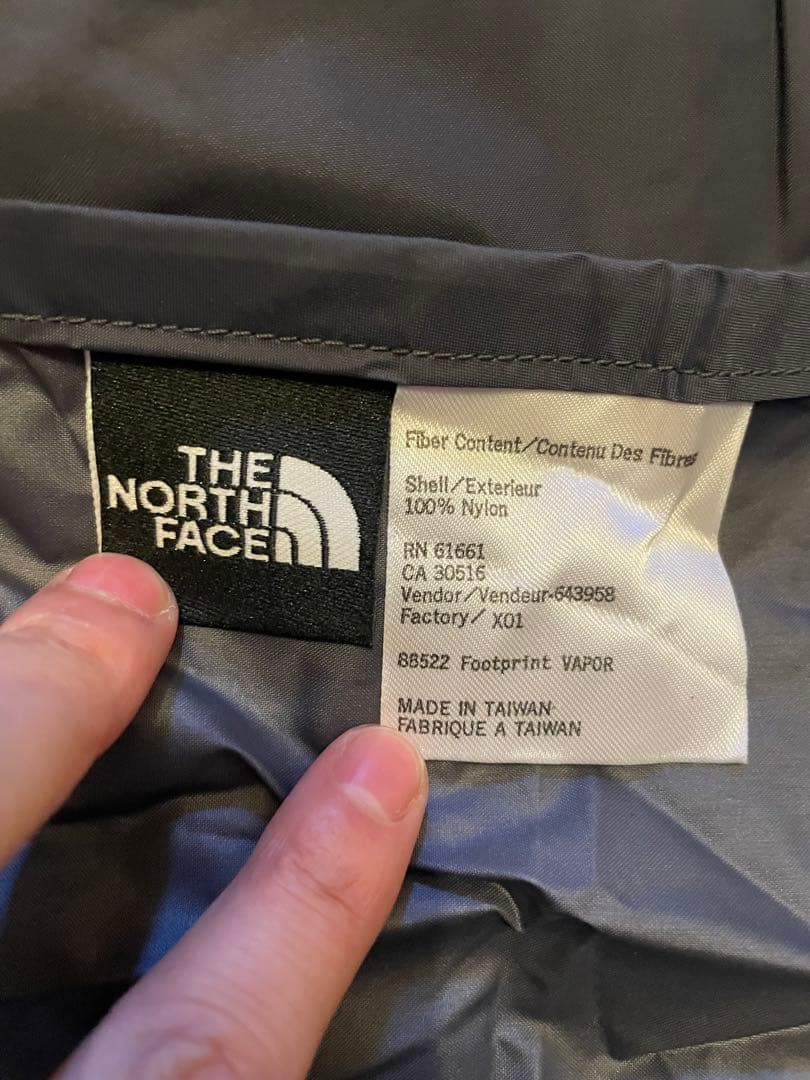 ノースフェイス vapor tent footprint フットプリント