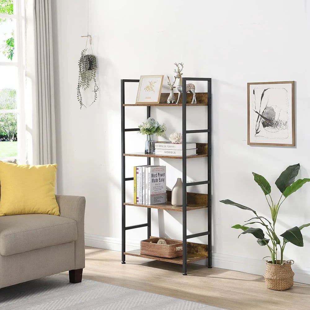 ✨オシャレ✨オープンシェルフ ラック 棚 4段 リビング レンジラック