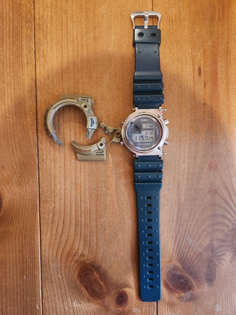 【初代青灰蛙…】G-SHOCK　フロッグマン　DW-6300B-2　電池交換済