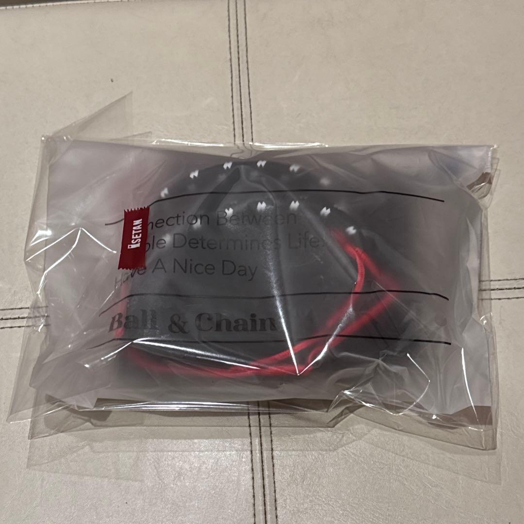 【ギフトラッピング】ボールアンドチェーン 不二家 ブラック ペコちゃん