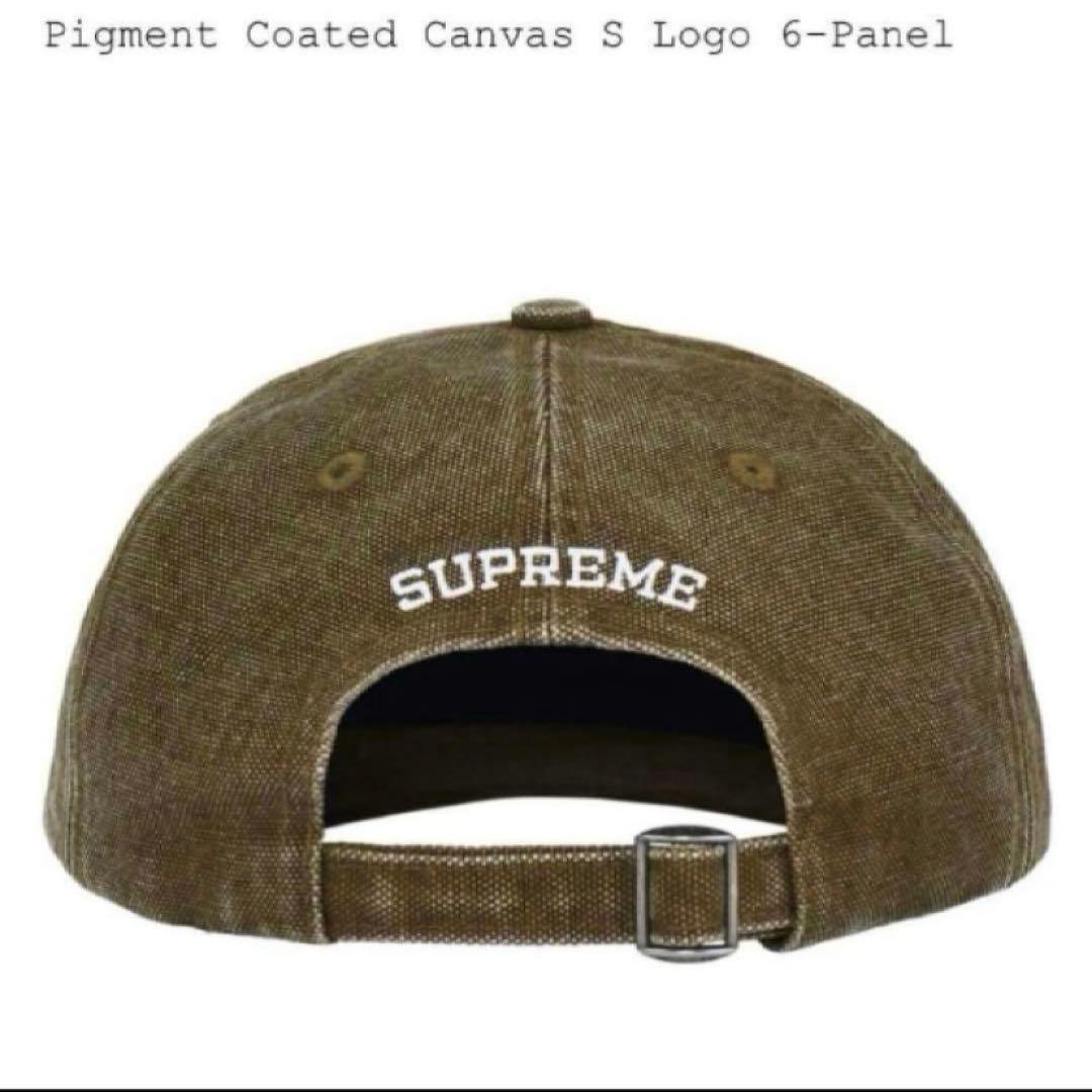 【新品】Supreme Canvas S Logo 6-Panel オリーブ
