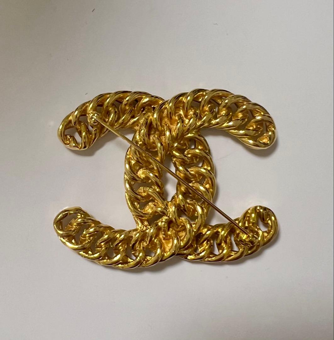 CHANEL ブローチ ココマーク　チェーン