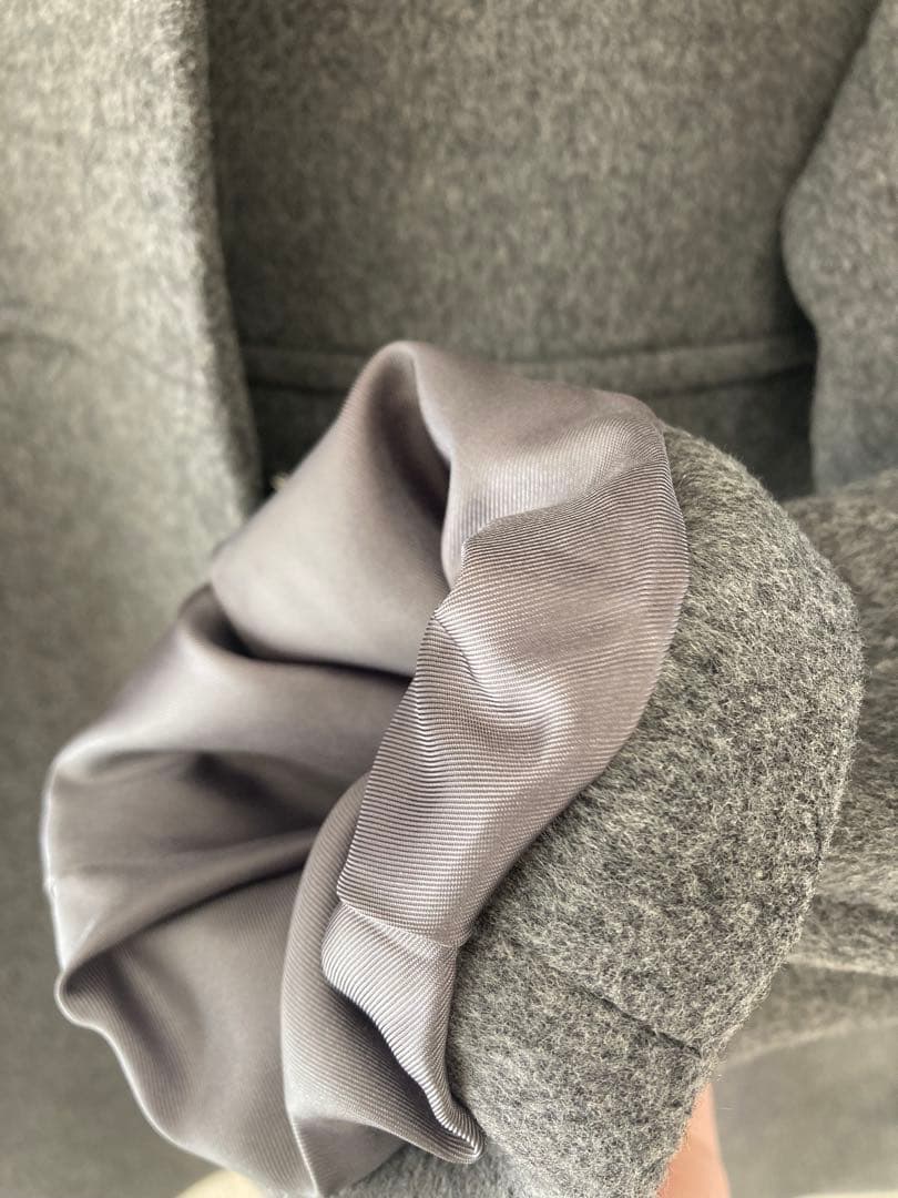 ジャーナルスタンダード　ビーバーノーカラーウールコート