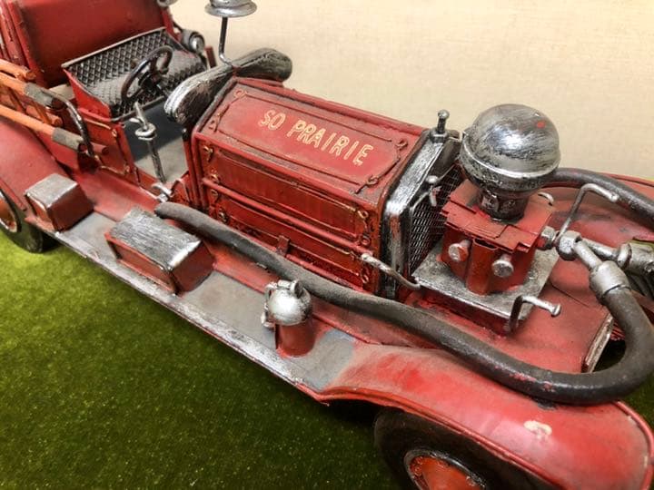 USA製 ブリキ 特大消防車