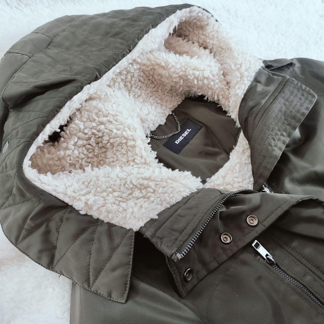 美品 DIESEL ディーゼル モッズコート 裏ボア