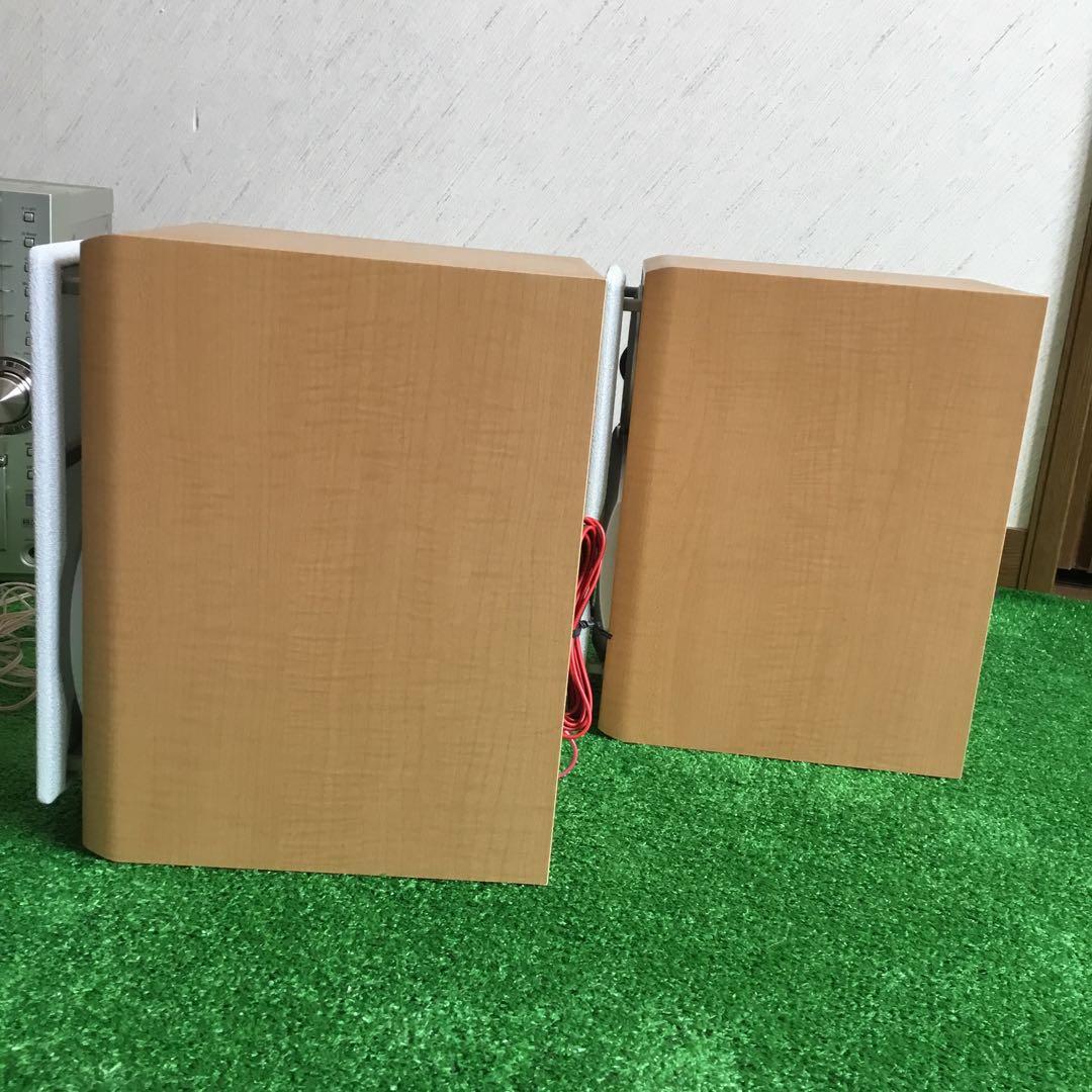 【動作確認】CD/MD/カセットテープ　ミニコンポ　リモコン付き